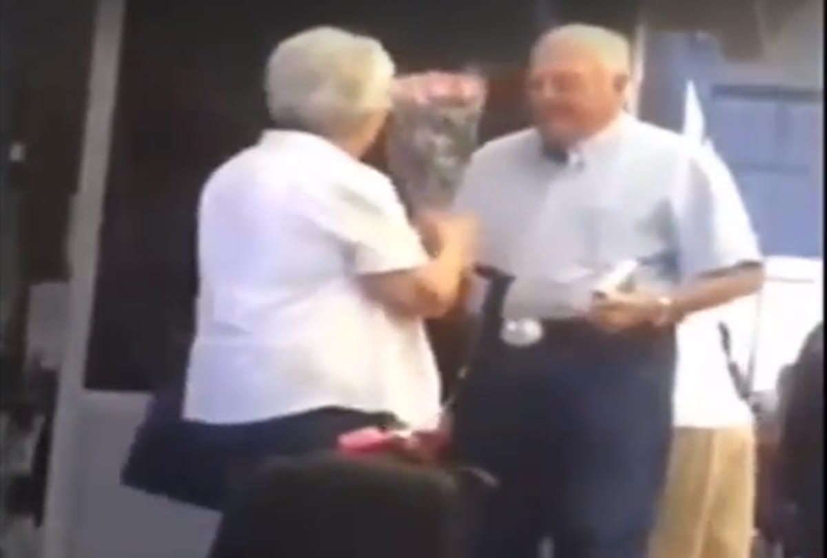 Chocolate Day watch how elder man surprise his valentine with chocolates and roses in Los Angeles