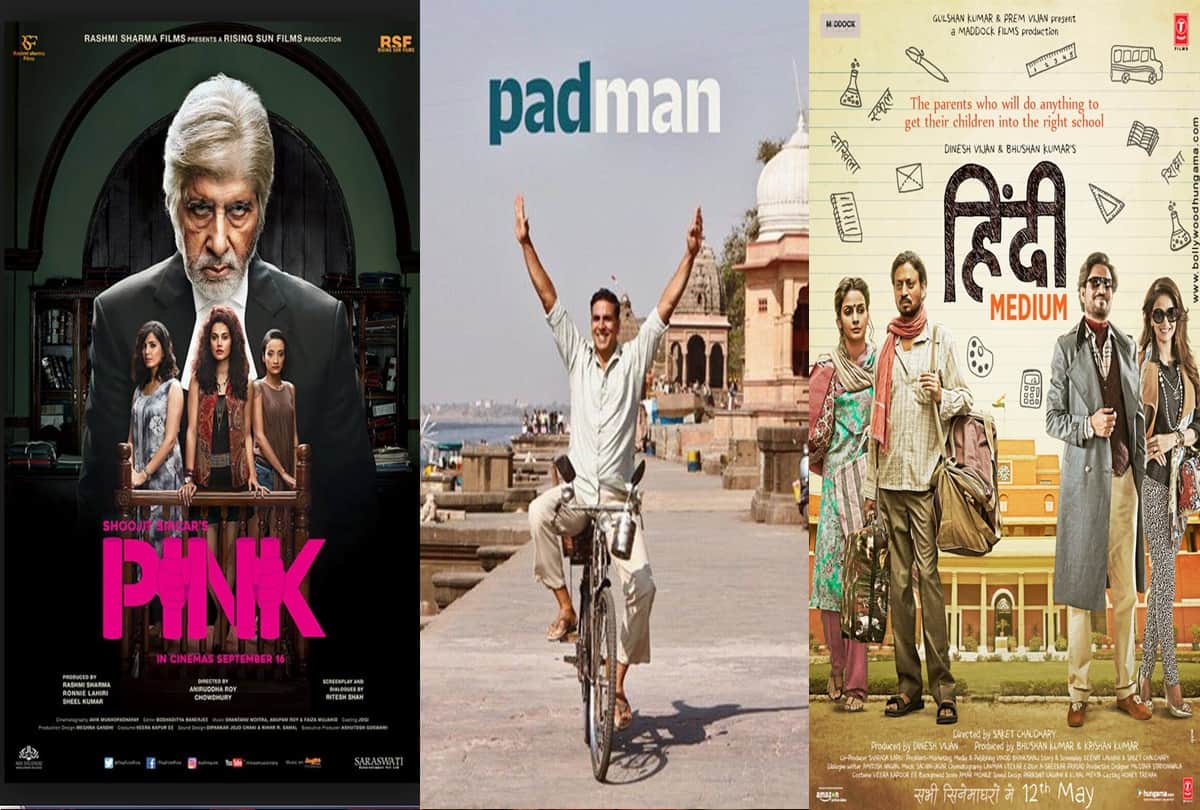 before padman these five film which are based also on social issue