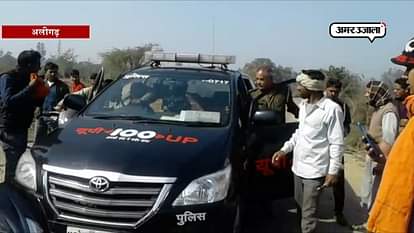 Hooliganism of Bajrang Dal workers in aligarh attack on police 