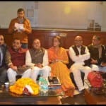 अखिल भारतीय प्रोफेशनल कांग्रेस फ्रंटल संगठन की लांचिंग के मौके पर कांग्रेस नेता संजय सिंह और उनकी पत्नी अमिता सिंह।
