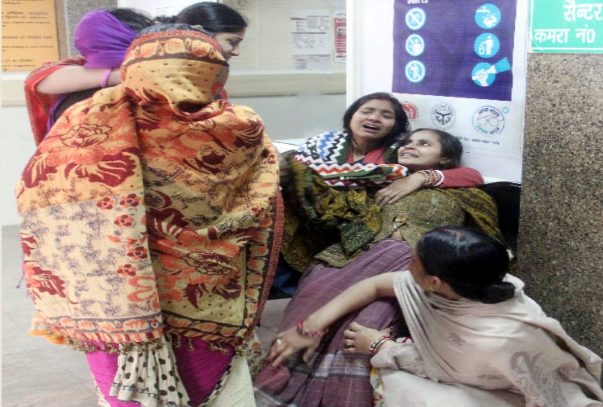 first the bus injured badly , then after hospital refused to do his treatment, leds to child death
