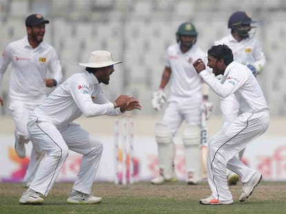 sri lanka beat bangladesh in second test by 215 runs, wins series 1-0
