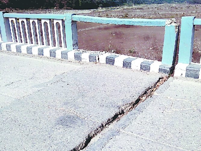 गिरिपार को जोड़ने वाला एकमात्र पुल जर्जर