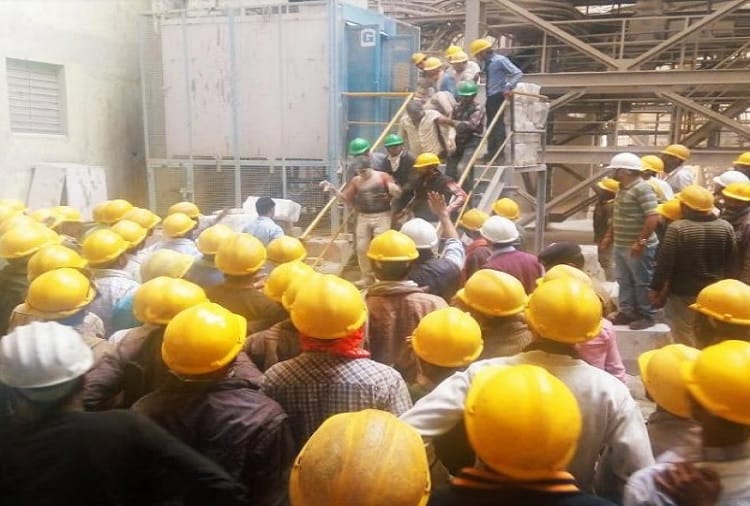 Accident in Cement Plant in Beawar Rajasthan