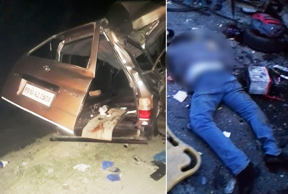 five killed in a road accident near village arjanwal