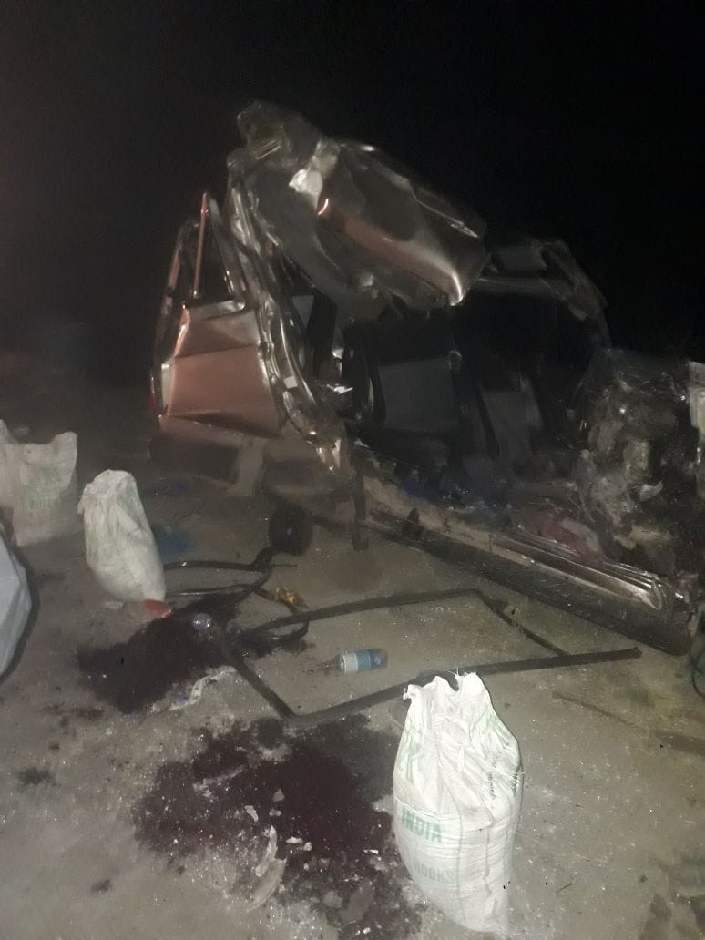 five killed in a road accident near village arjanwal