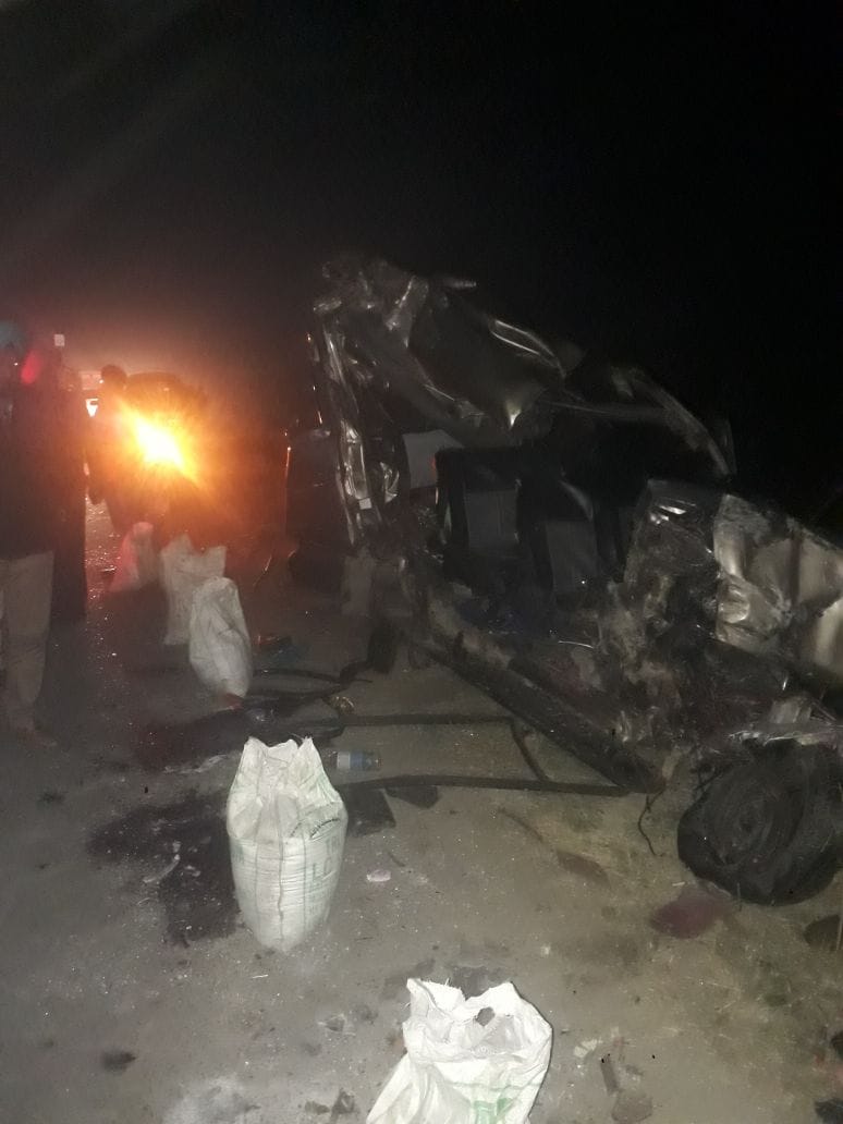 five killed in a road accident near village arjanwal