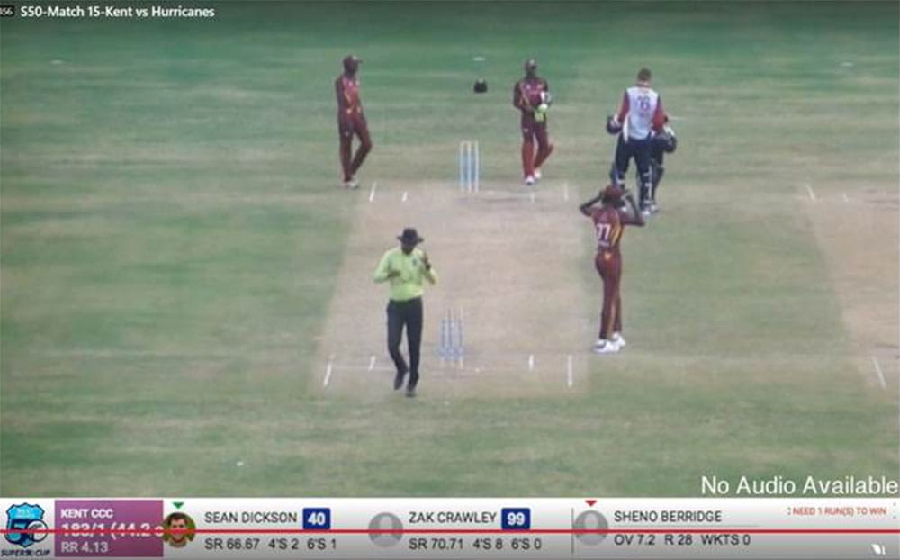 bowler gives two wides to stop batsman from scoring tons
