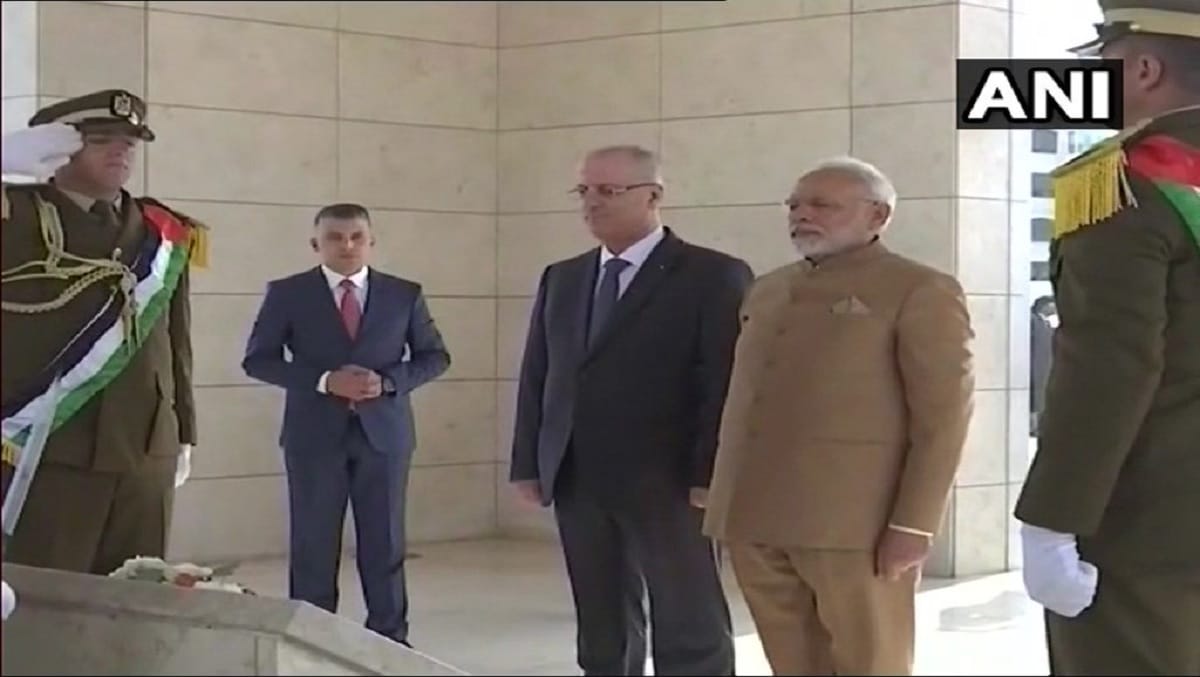 Historic Visit of PM Narendra Modi in Middle East Palestine, jorden and abudhabi