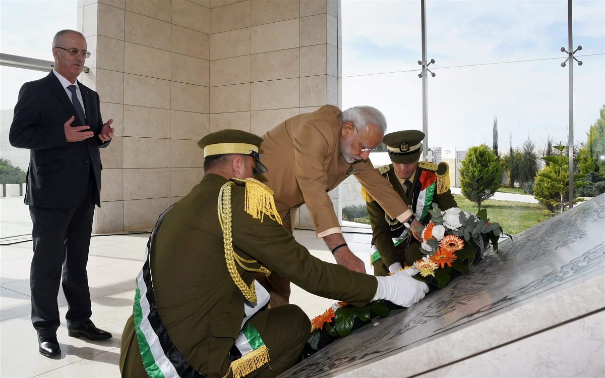Historic Visit of PM Narendra Modi in Middle East Palestine, jorden and abudhabi