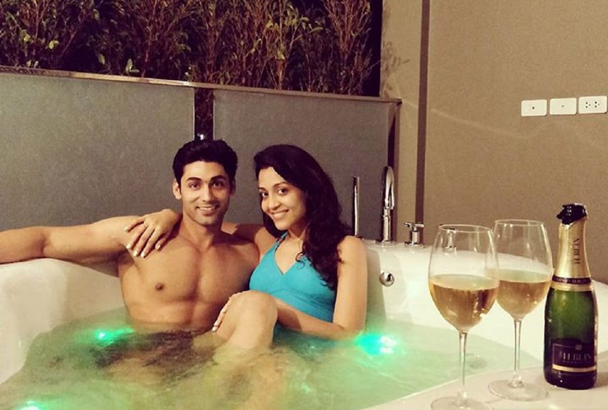 Ruslaan Mumtaz celebrates wife birthday in a romantic style shared bathtub picture 