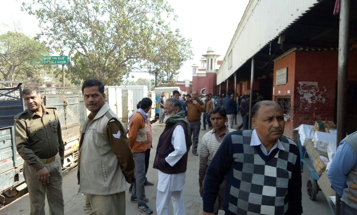 raid at parcel godown of lucknow junction