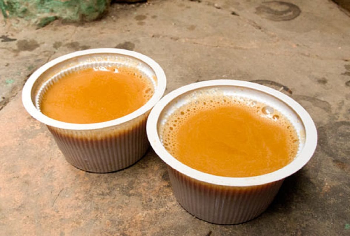 Do Not Drink Tea Or hot beverage In Plastic Cup