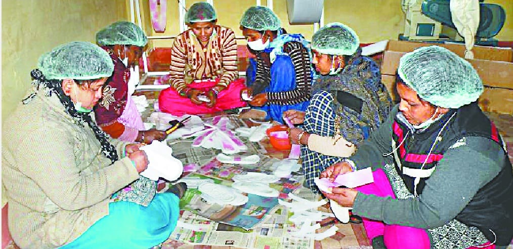 251 women will get free sanitary napkins in the launch of the plant