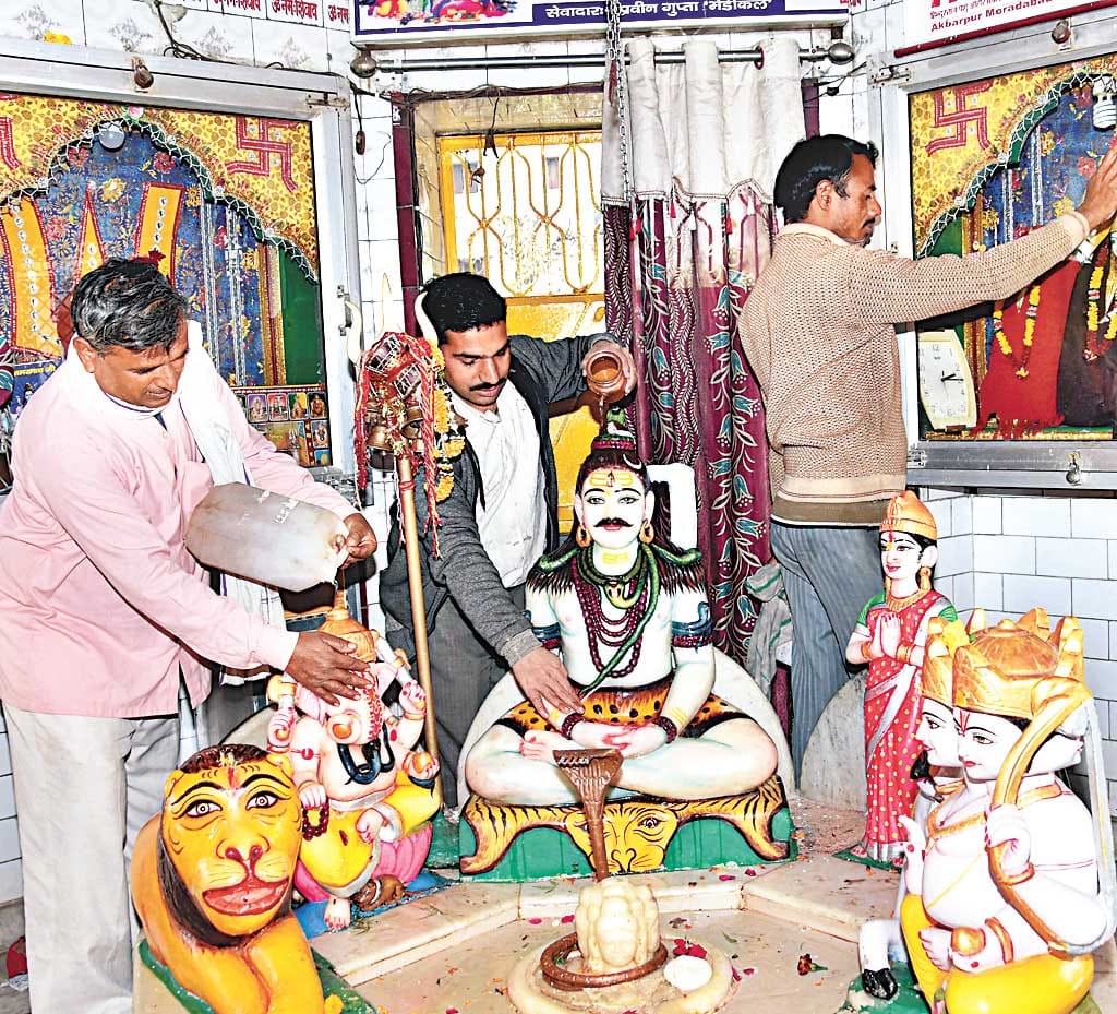 secure arrangements for the protection of shiva devotees