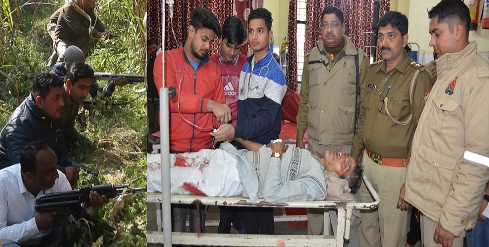 encounter in UP: one shot dead, second absconding