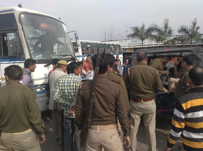 Controversy over sitting in bus