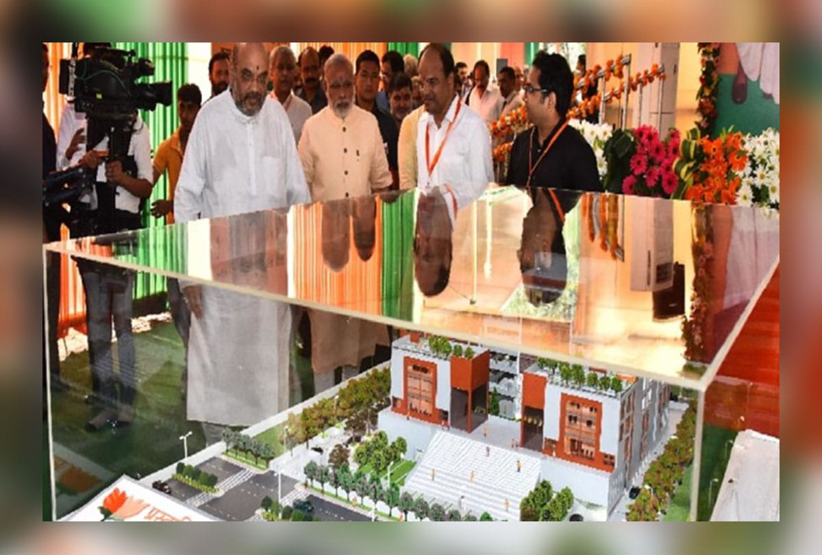  BJP new headquarter ready on DDU marg which will be inaugurated by PM narendra modi
