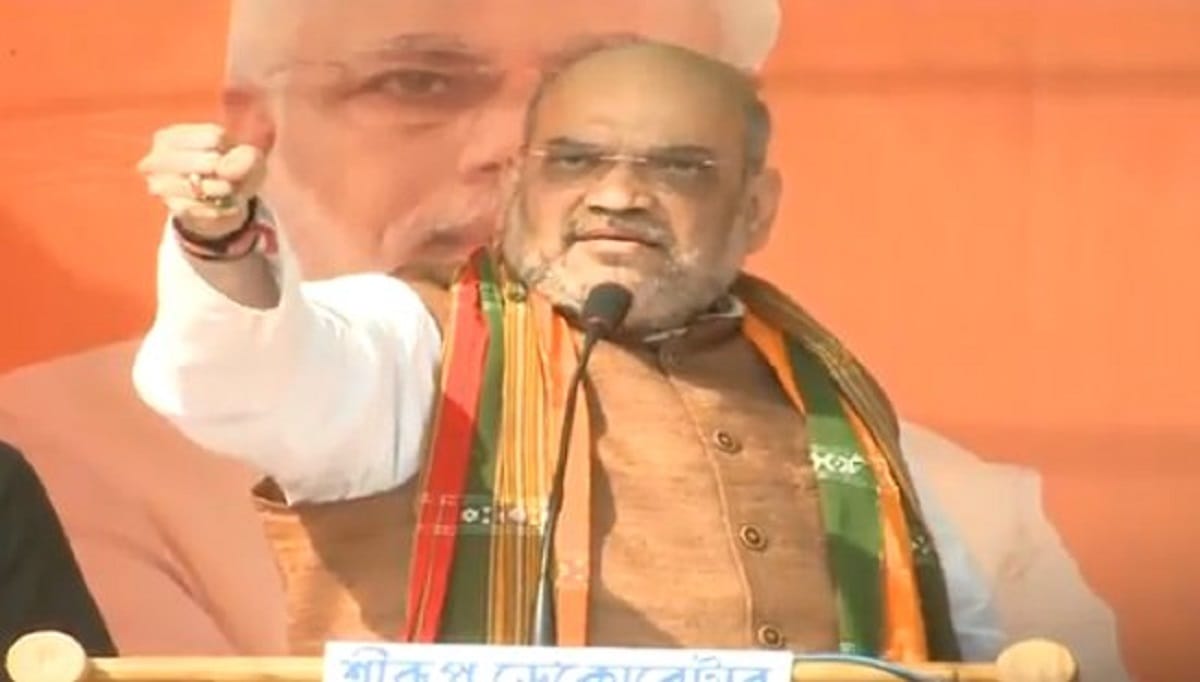 bjp president amit shah rally in Gandhigram tripura assembly elections pm narendra modi 