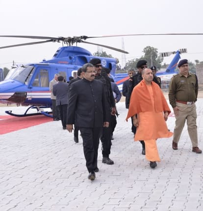 chief minister and governor visit in mathura