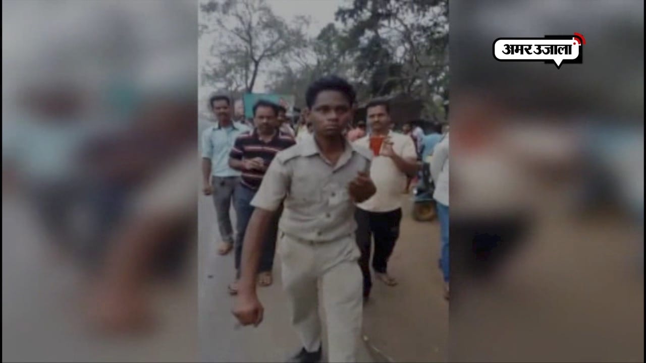 नशेड़ी पुलिसवाला