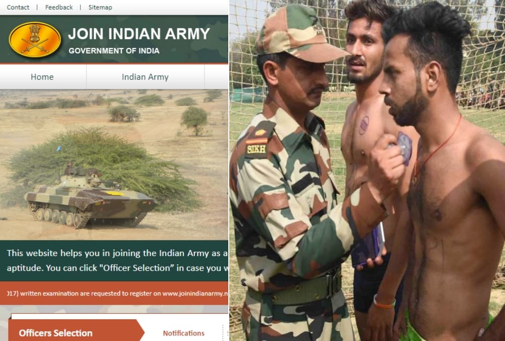 apply for indian army recruitment 2018