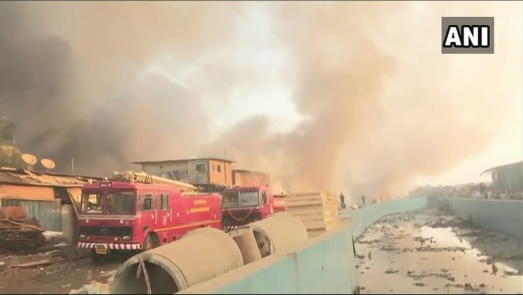 Fire breakout in shop near maya hotel at mumbai 