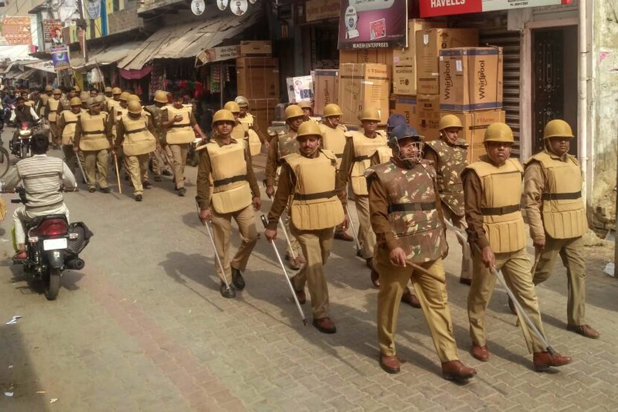 लहरा से कासगंज तक सुरक्षा का दायरा