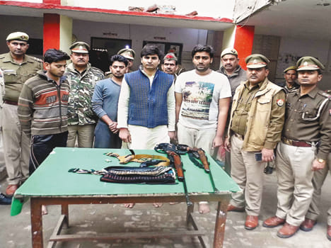 Firing on day-long bus in Etawah