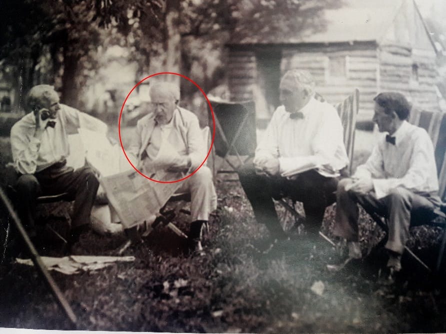 Rare photo of Thomas Edison on his birthday 2018