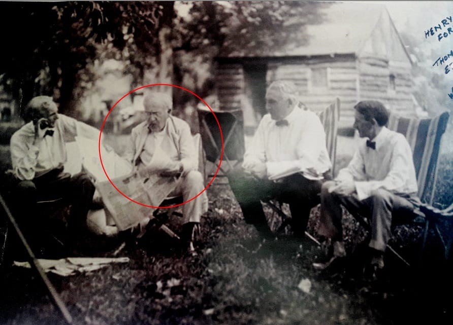 Rare photo of Thomas Edison on his birthday 2018
