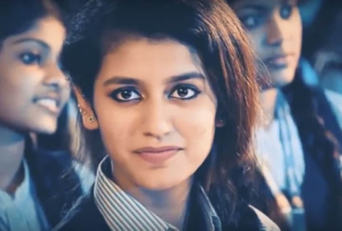 priya prakash varrier song video viral on social media in valentine week