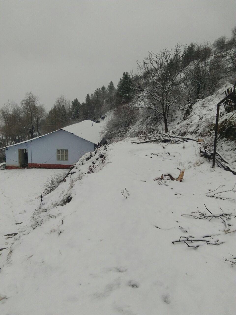 awesome photos of snowfall in kedarnath