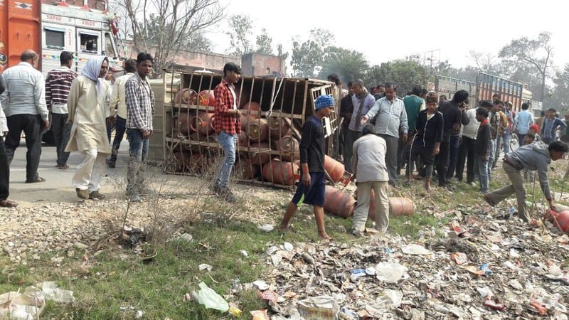 Cilinder laden pick-up turnaround