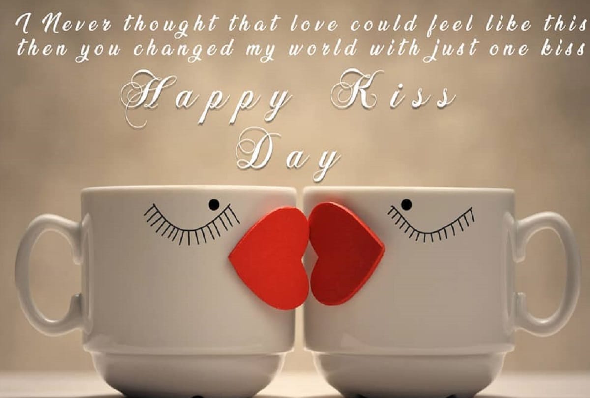 Happy Kiss Day 2018 Status Quotes SMS Wallpapers Images Shayari in Hindi For Valentines Day 2018