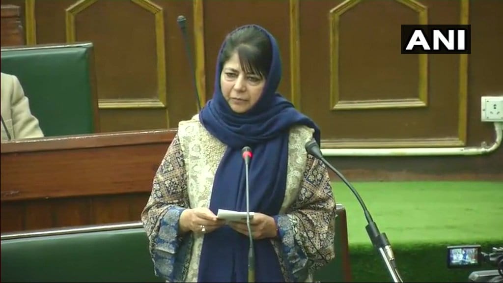 there is no solution other than dialogue mehbooba mufti