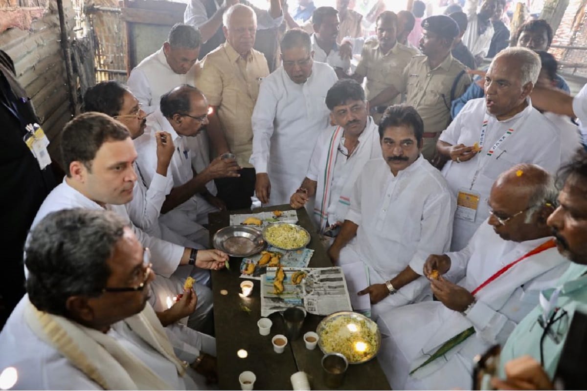 Rahul Gandhi pakoda politics in Karnataka,responds to BJP on breakfast