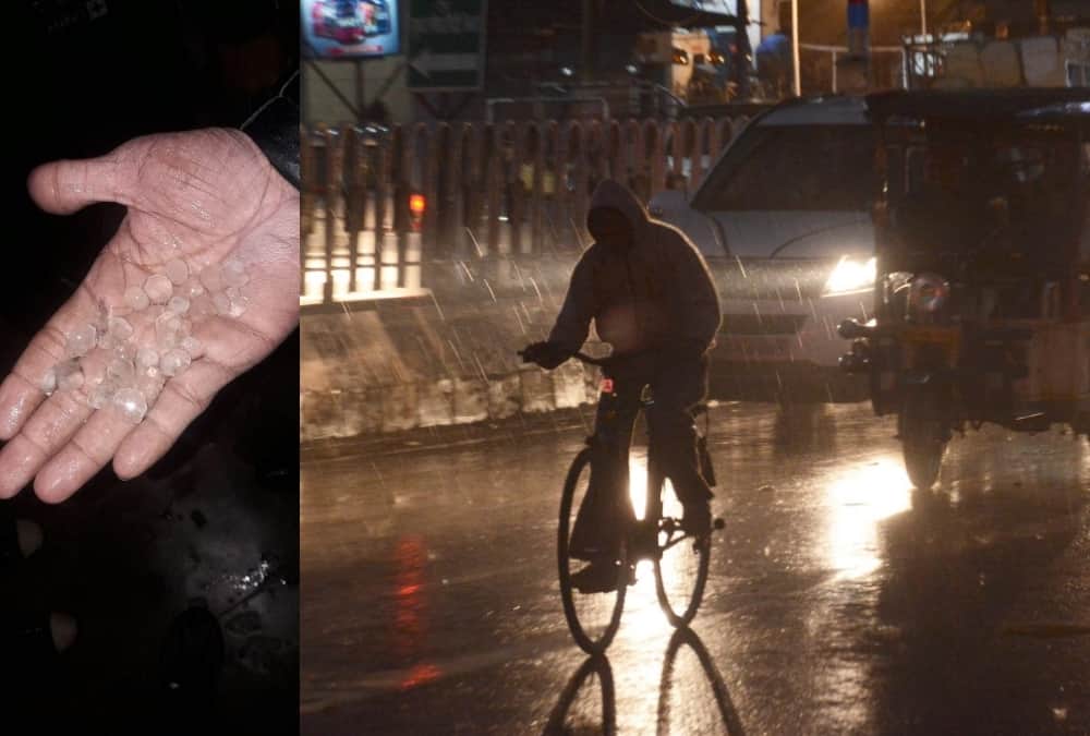 rain with strong wind in lucknow.