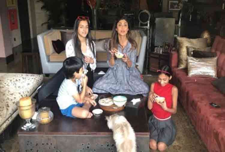 shilpa shetty eat huge number of rasgulla and win the challenge video viral