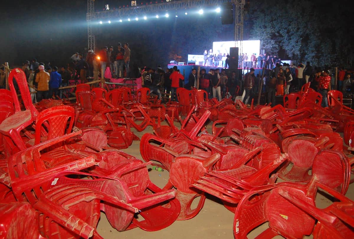 Sapna Chaudhary's program was fiercely rage in kanpur