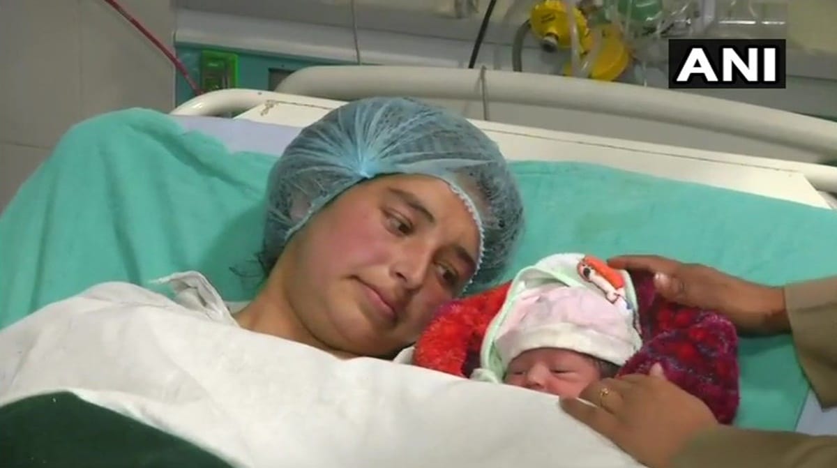 Rifleman wife shot in back during Sunjuwan attack delivered a healthy baby girl in jammu