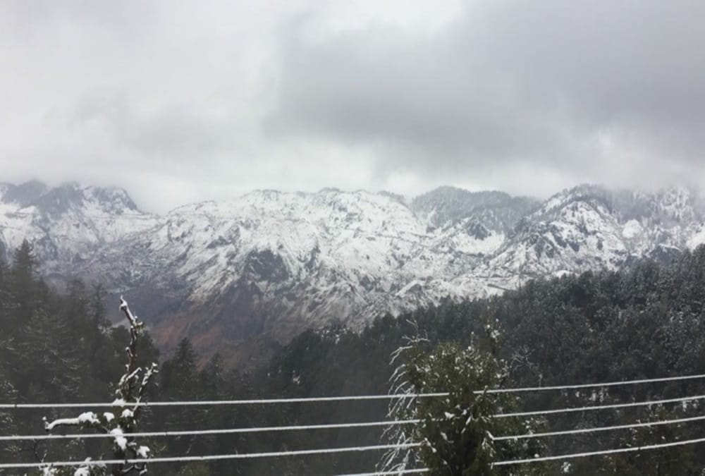Snowfall 2018 Tourist happy and enjoy cold weather