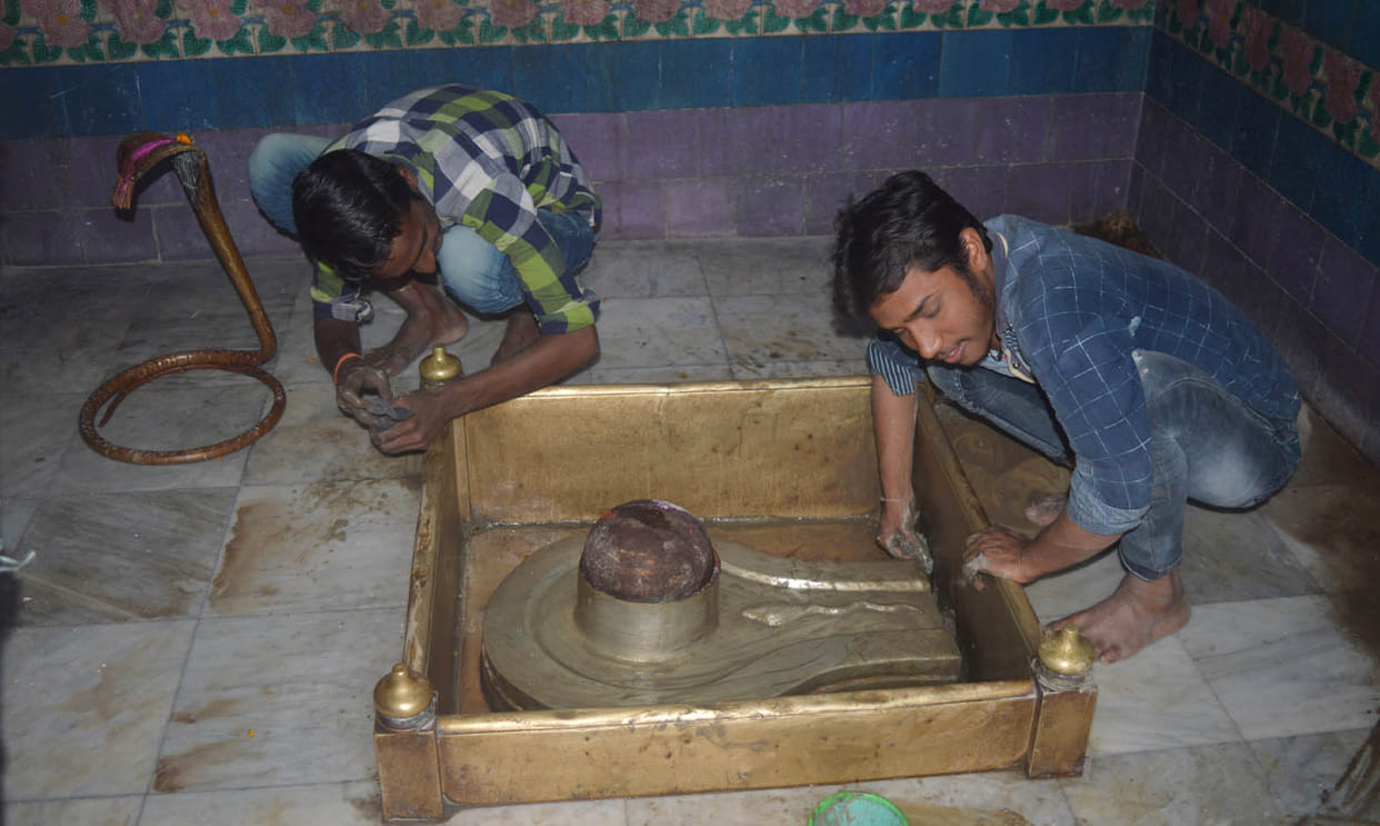 Today will be Jalabhishek in pagoda