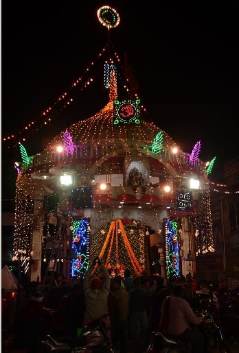 Decorated Temple, Mahashivaratri Today