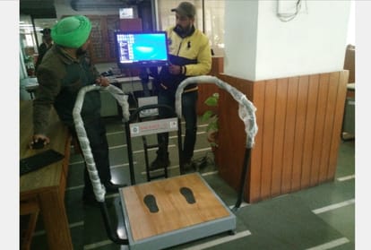technology of portable ECG machine invented in BARC