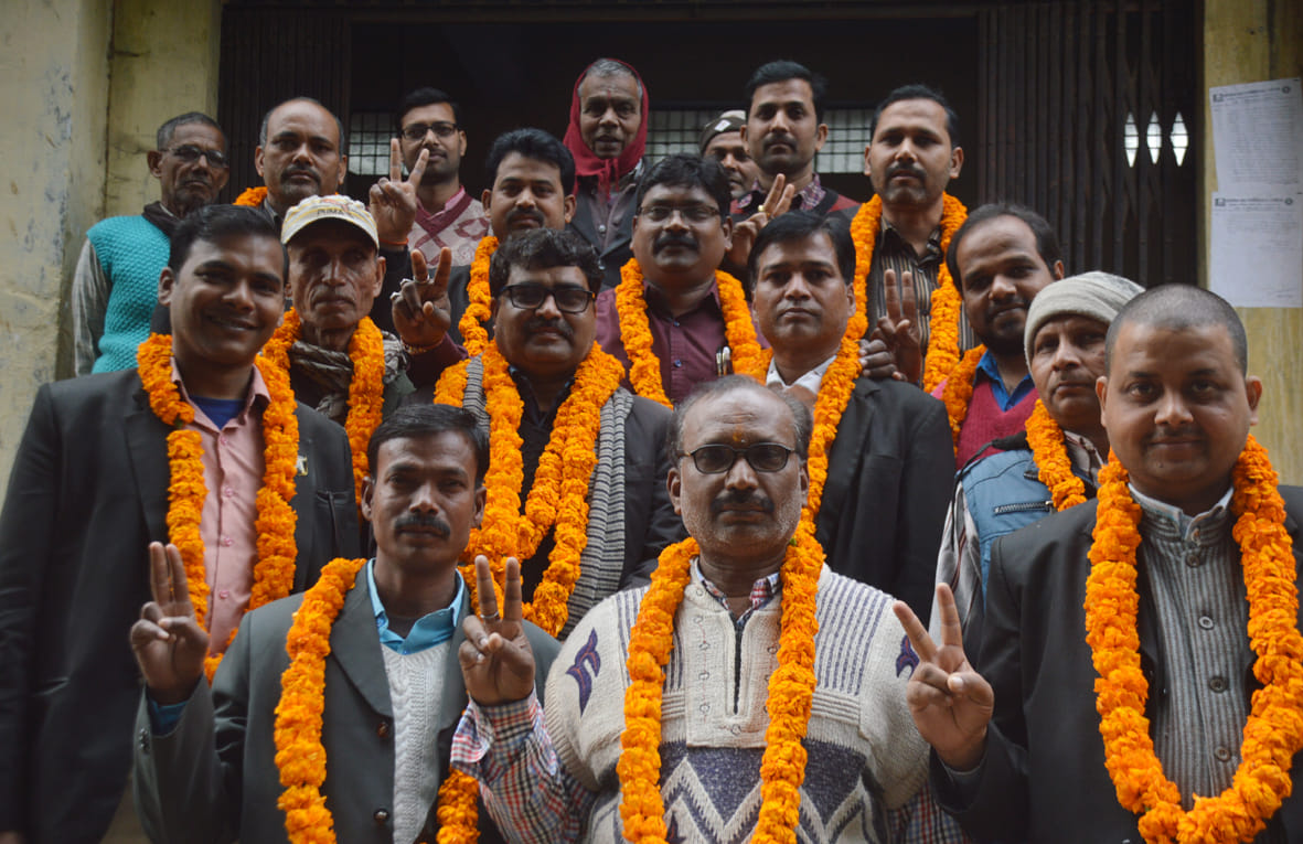 भारत भूषण अध्यक्ष और विजय सेन बने मंत्री