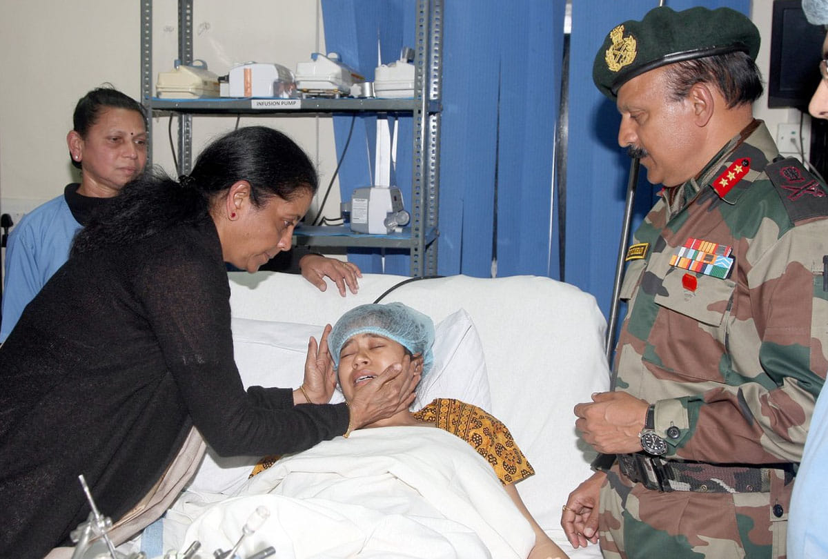  terrorist attack on sunjwan army camp defence minister nirmala sitharaman rajnath singh