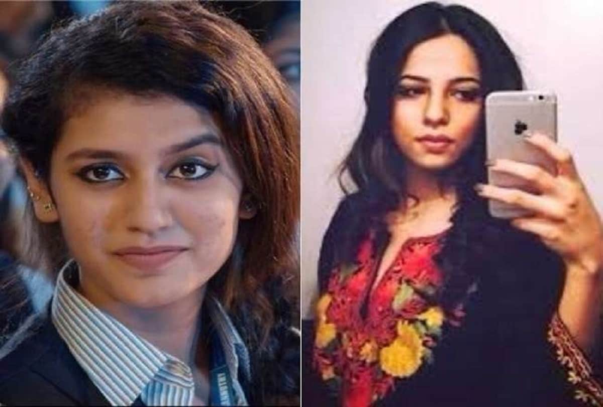 internet sensation girl sayma hussain mir and priya prakash viral on social media