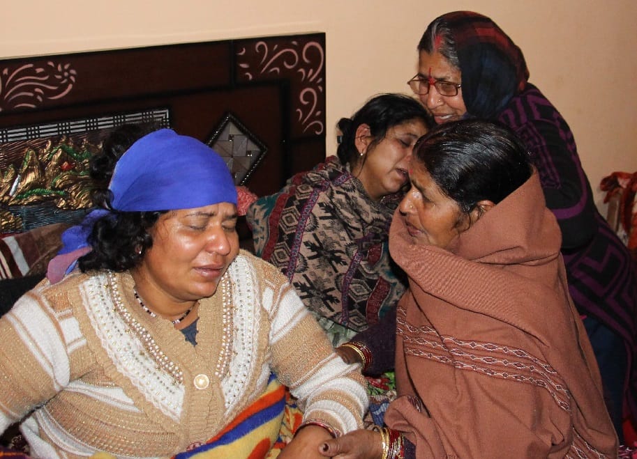  jammu sunjawn attack Martyr rakesh chandra dead body at home