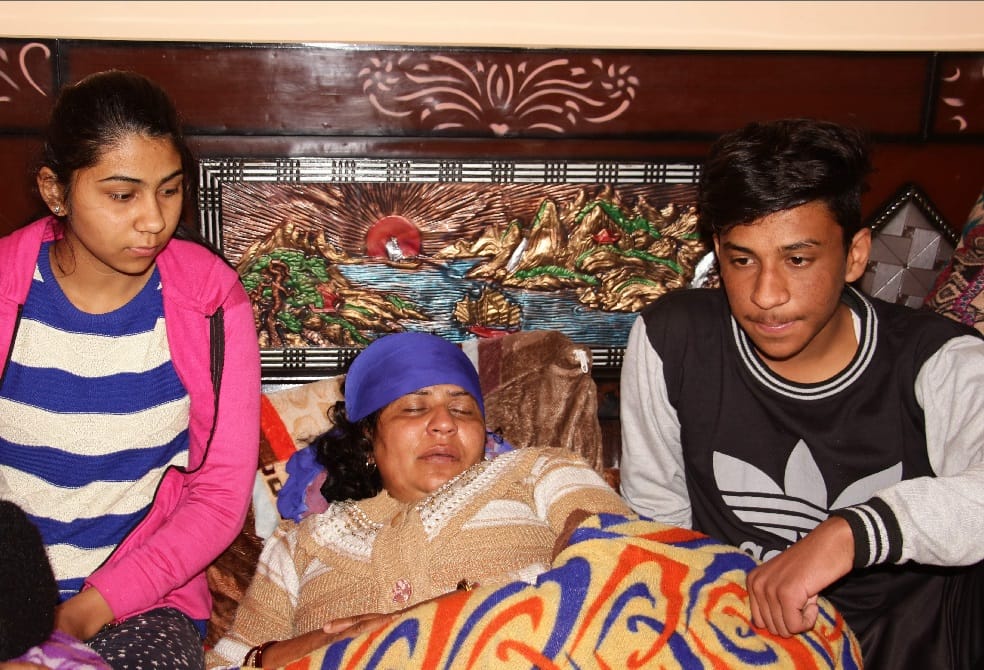  jammu sunjawn attack Martyr rakesh chandra dead body at home